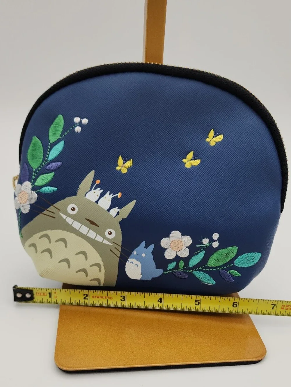 Loungfly EUC Blue Kids Coin Purse/case with Totoro Print